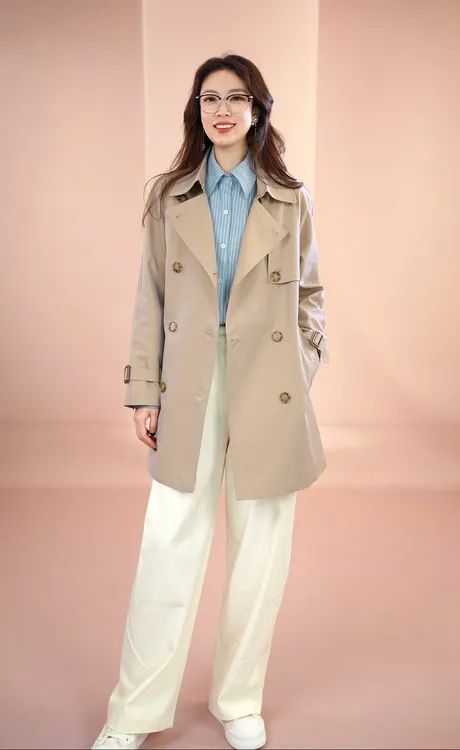 2025秋冬新款风衣中长款韩版春秋季chic宽松小个子外套