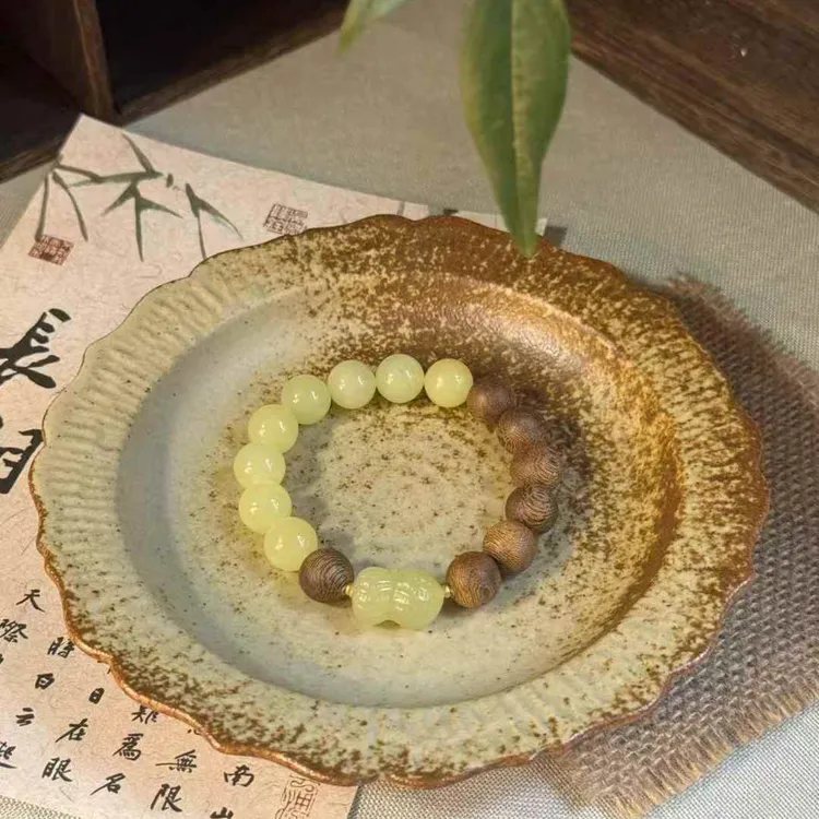 金丝檀木手串高品质天然实木文玩适合盘玩