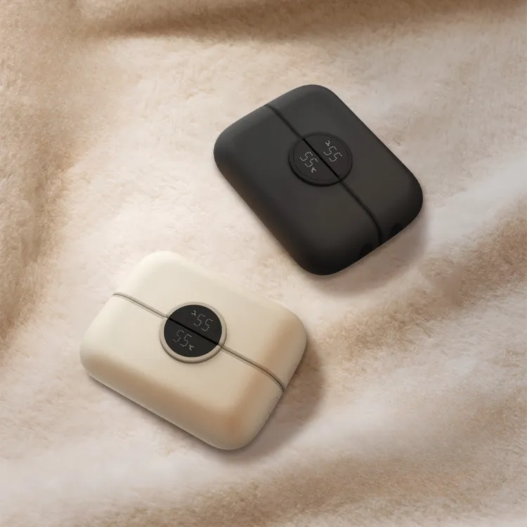 deHub暖手宝数显磁吸分体迷你随身二合一暖宝宝手握式充电暖手宝