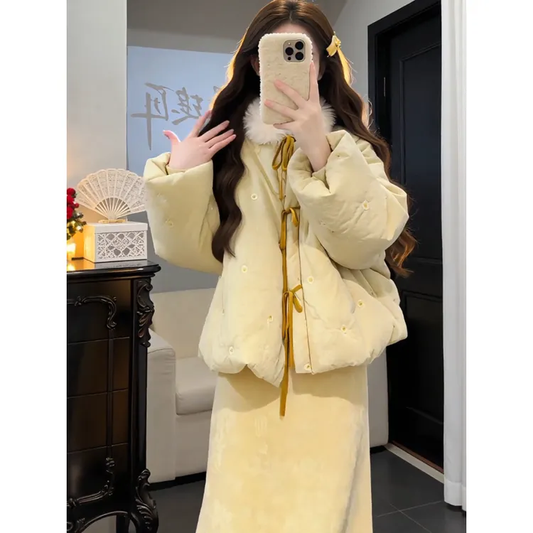新中式立领短款棉服加厚外套2026冬季新款高级感棉衣棉袄女装潮流