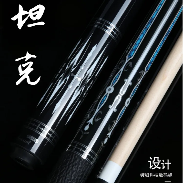 威利FURY坦克TK系列台球杆中式黑八九球分体职业枫木大头杆推荐