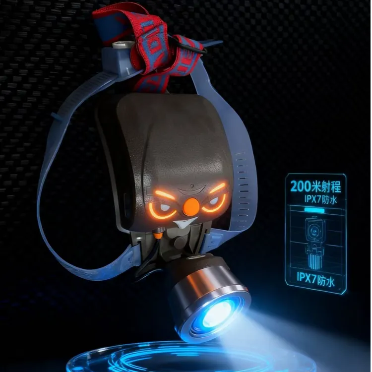 超聚光LED远射大光斑超长续航头戴式感应强光头灯