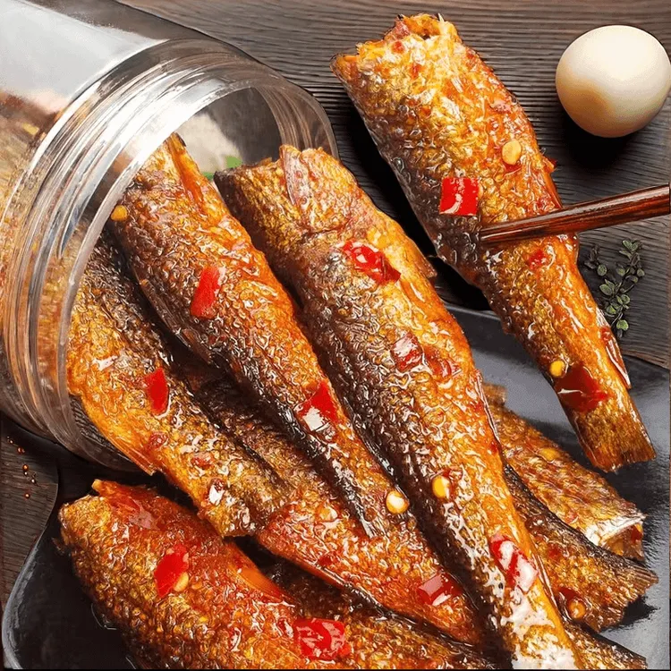康禧泰手撕鱼干美味选子鱼自制即食拌饭下饭菜香辣柴火鱼288g湖南