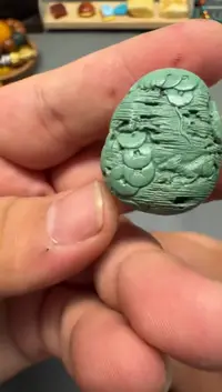 【闪购商品】绿松石珠宝半成品未镶嵌松石雕刻牌子