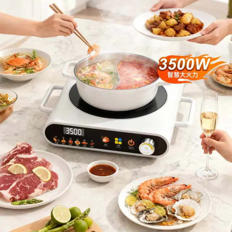 JMCUSS/桔慕新款3500W大功率电陶炉蒸煮爆炒多功能家用电陶炉TZ