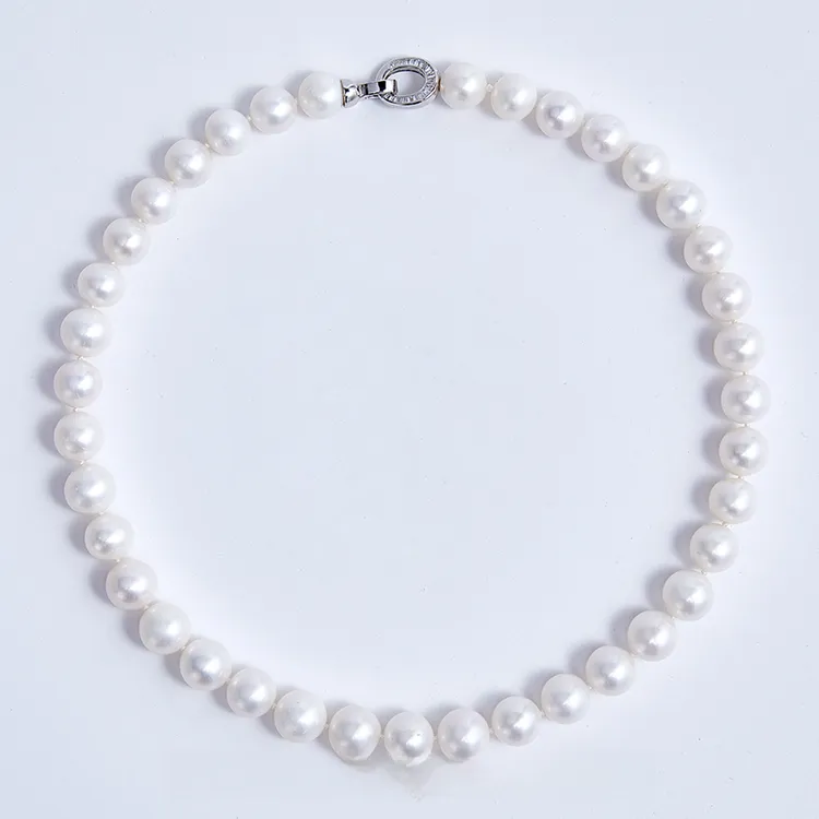 【乔森-甄爱】无核淡水珍珠项链 10-11mm 北大证