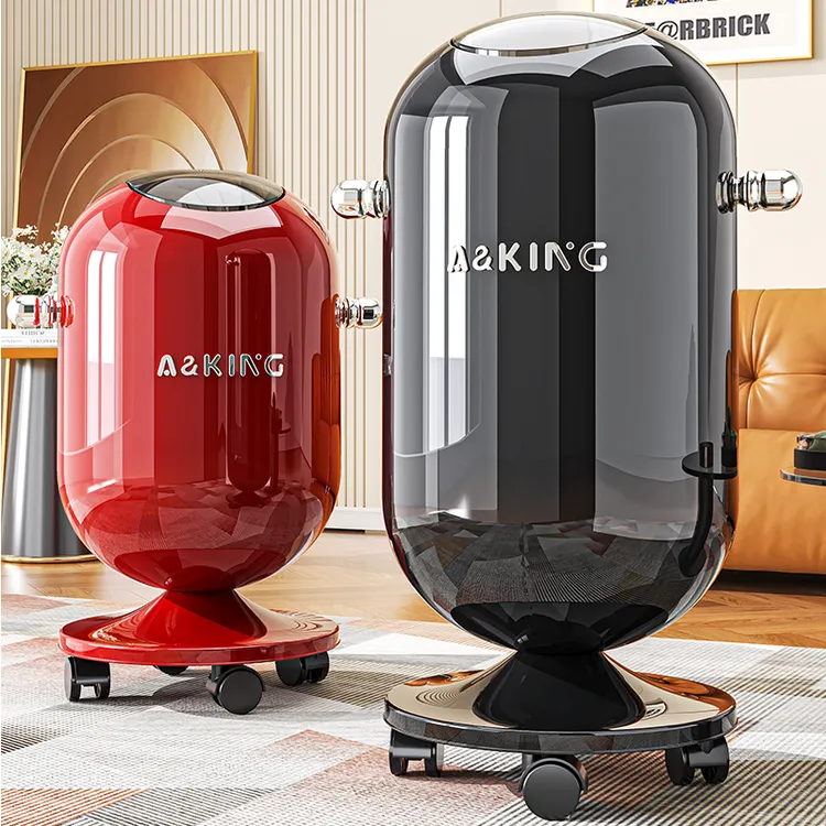 希维思2025新款垃圾桶家用带盖客厅卫生间厨房轻奢带轮高颜值卧室