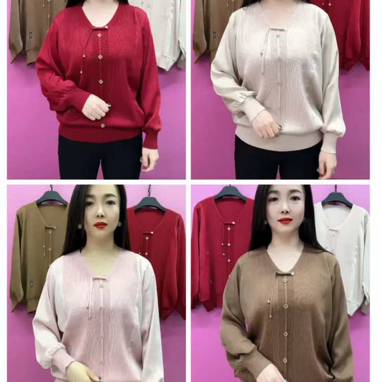 F146-367鸡心领小衫