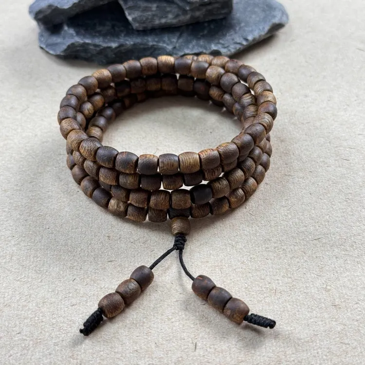 沉香6mm/鼓珠多圈 奇楠沉香9分沉水浮手串多样性发一(花香带凉)