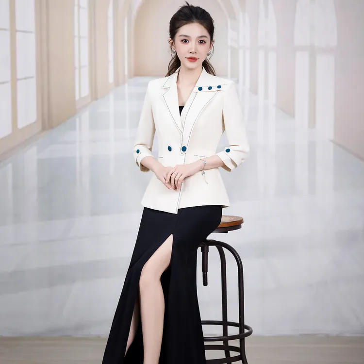 商务KTV包厢服务员工作服女夜场新公主服足浴技师服酒店迎宾工衣