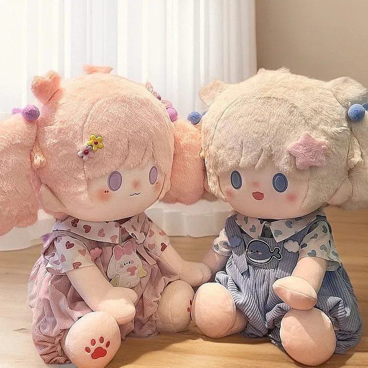 40cm娃衣坐姿棉花娃娃衣服一番替换套装超萌玩偶衣服连体衣40厘米