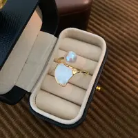 天然淡水珍珠小众设计感小裙子戒指女气质开口设计百搭女款指环