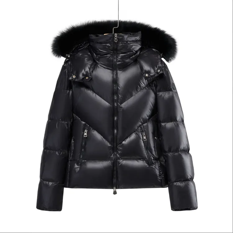 【发财宝贝】小蛮腰2.0显瘦天花板法式轻奢狐狸毛女款鹅绒服