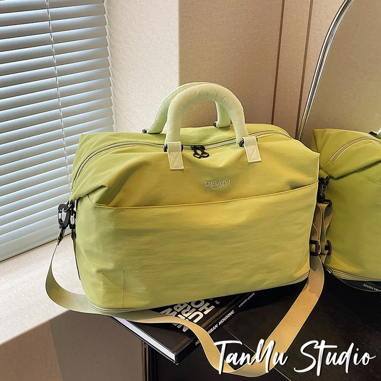 探屿新款轻便旅行包女大容量手提包短途出差行李包防水健身单肩包