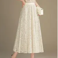 【Shaw Eleven】2025秋女装新款精致蕾丝松紧腰百搭半身裙X881899