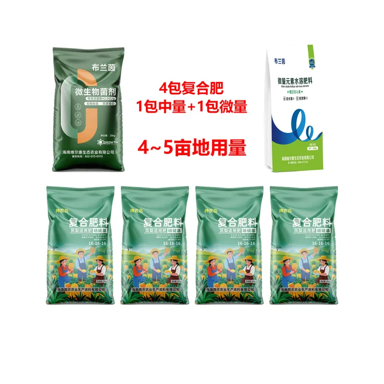布兰茵凤梨全营养套餐肥（4~5亩地用量）