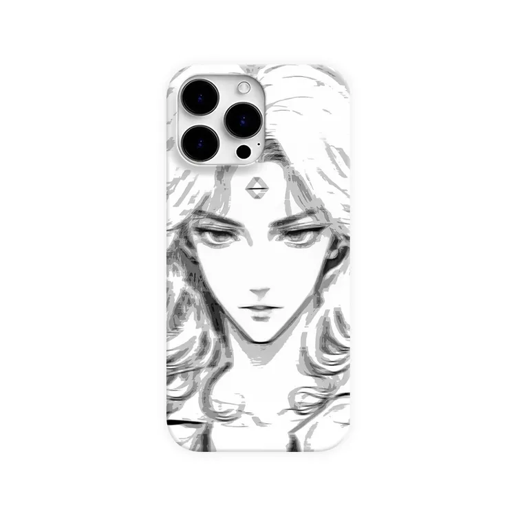 冷脸素描适用16promax小众15创意14iPhone13个性12/11苹果手机壳