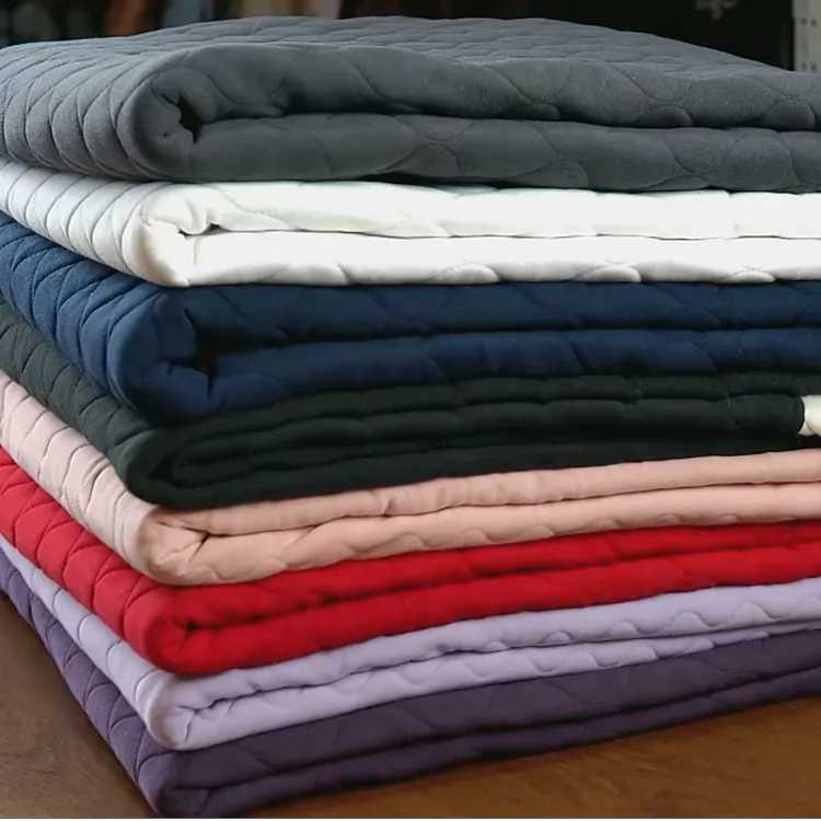 秋冬面料绵羊毛绗缝保暖面料做棉袄棉裤保暖衣物床单床品床垫内胆