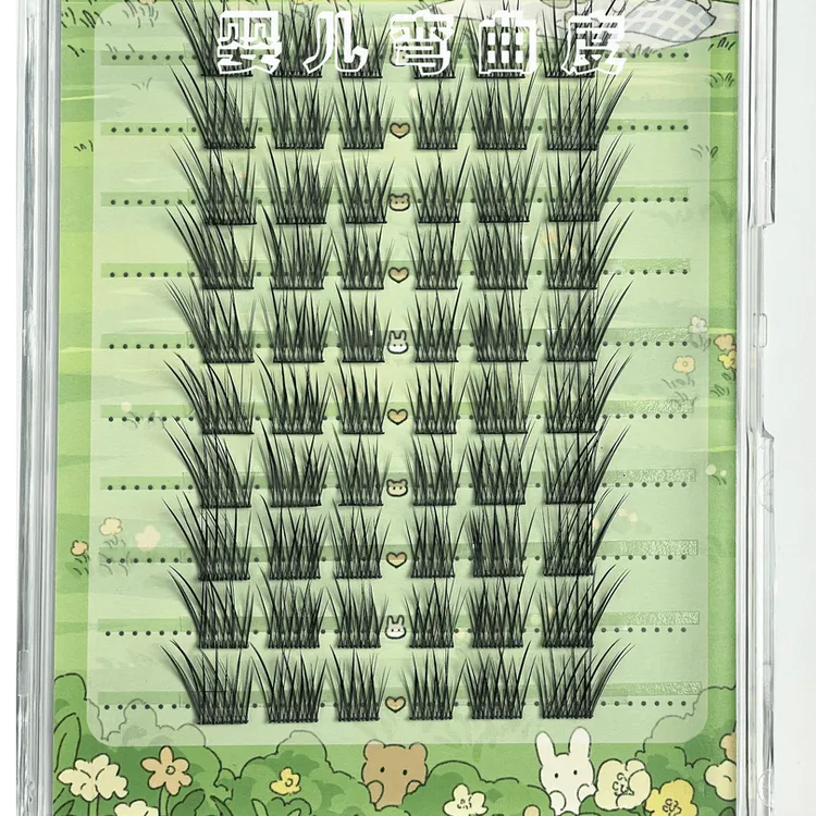 【达人专属】婴儿弯睫毛狐系免胶德国巴斯夫毛料幼态妆高冷妆感新手化妆师专用