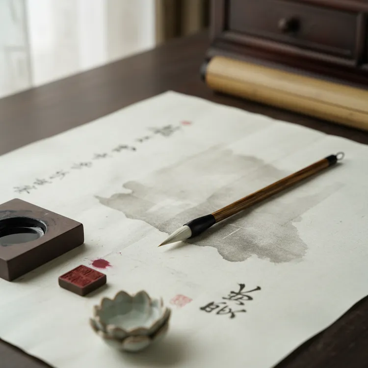 西园定制如意毛笔兼毫弹性好聚锋王羲之圣教序兰亭赵孟頫孙过庭