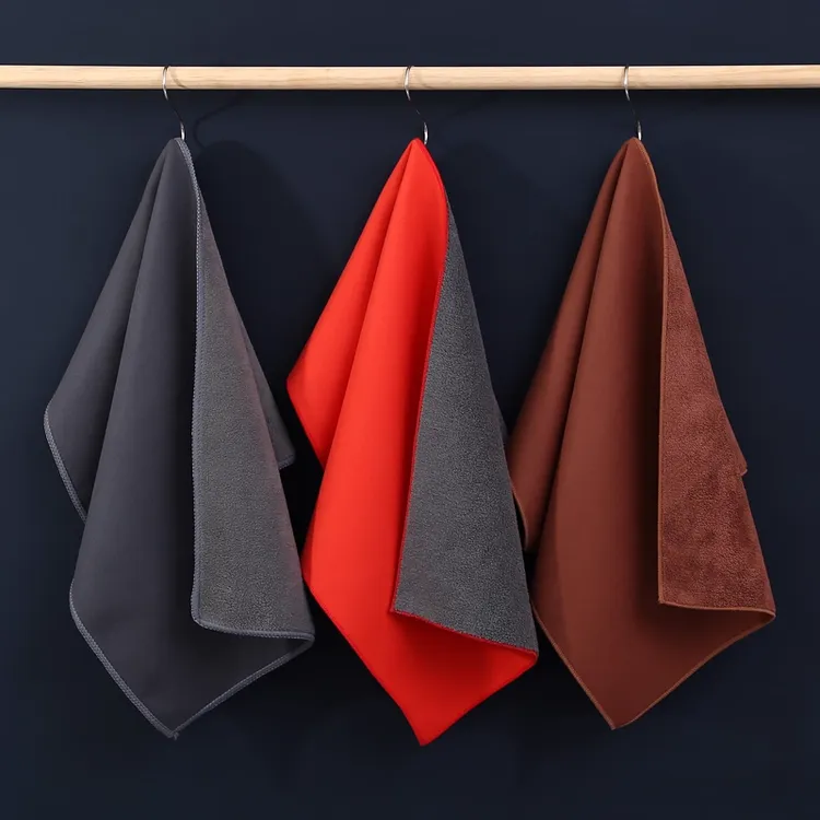 上新！多功能麂皮珊瑚绒毛巾 20*30 吸水不掉毛好清洗毛巾