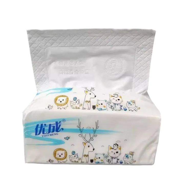 优成10包装抽纸五层加厚四边压花原生木桨吸水纸巾餐巾纸整箱