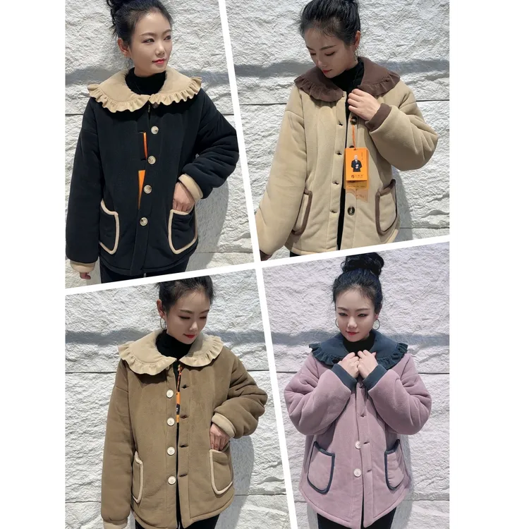 正版原版2025奥利绒小香风加绒加厚睡衣家居服套装冬季