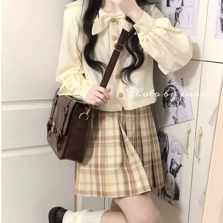 【白菜格裙】实体店货源正版JK格裙各家jk店铺清仓款微瑕处理日系