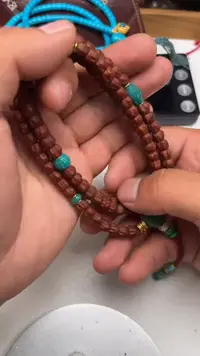 未镶嵌菩提手串木带宝