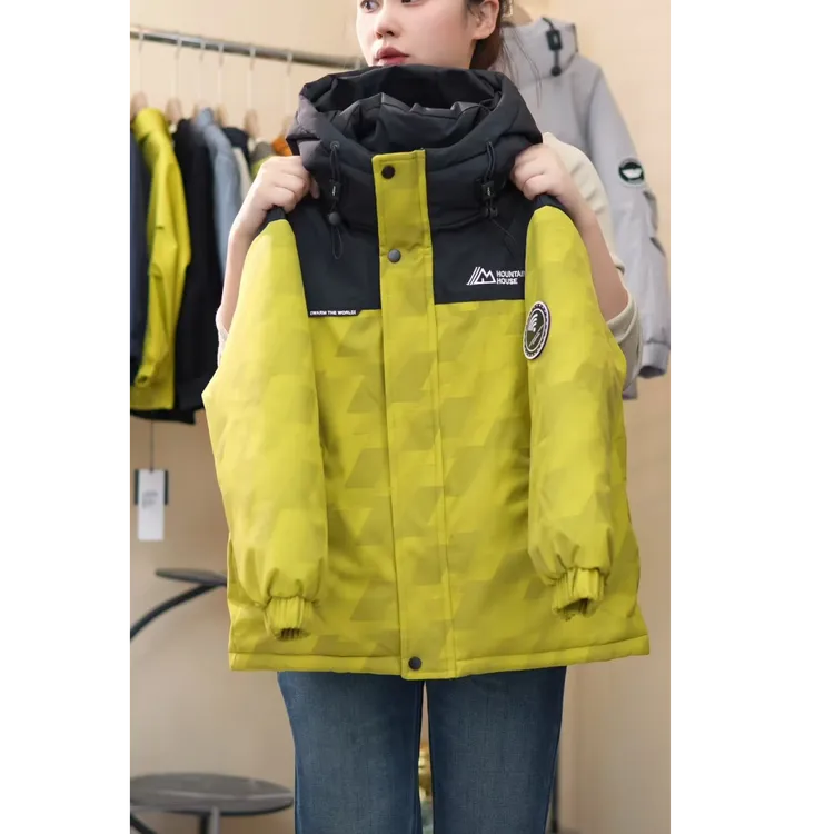 雪山款8806时尚好看男童棉服秋冬工装棒球棉服新款