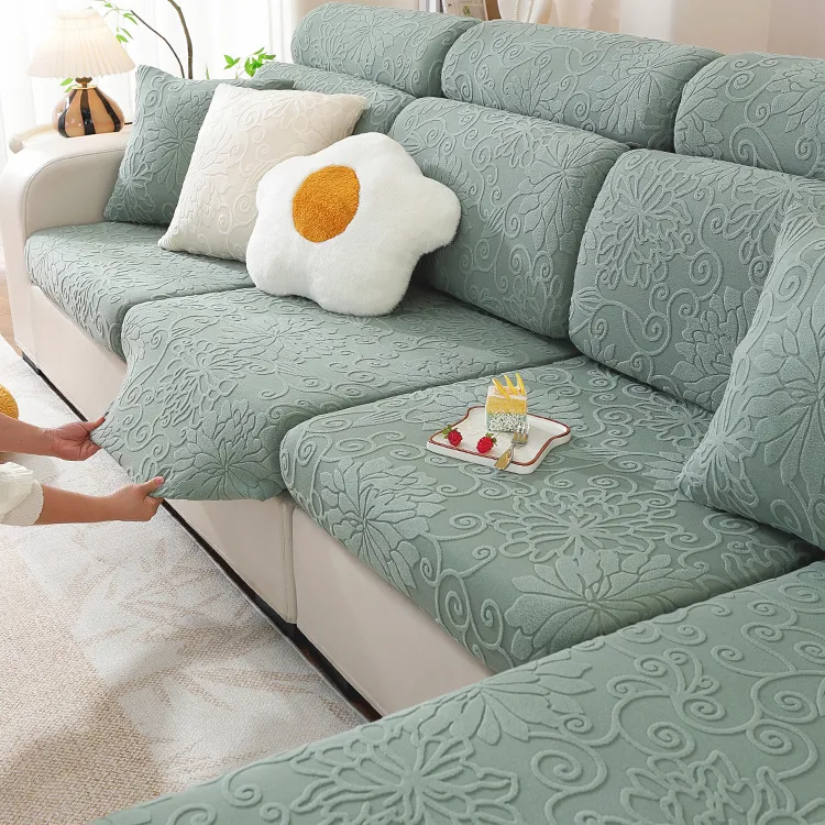幸曼花藤沙发套罩弹力全包套防滑沙发垫四季通用靠背巾盖布防抓