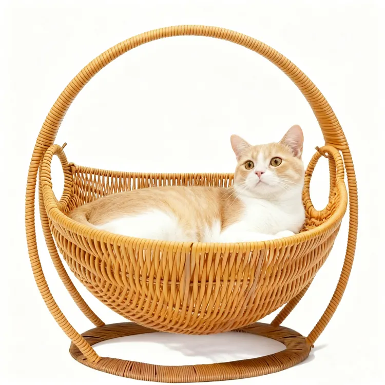  升级款网红特大号摇篮猫窝收纳篮