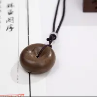 【藏宝阁海南莺歌绿平安扣3.5*1.5m   ESCX010