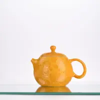[GB]  五彩系列  小龙旦壶万花纹90ml  琥珀黄