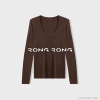 溶溶J【雾秋姿意】RONG100绵羊毛U领撞色弹力修身简约风羊毛衫YS051
