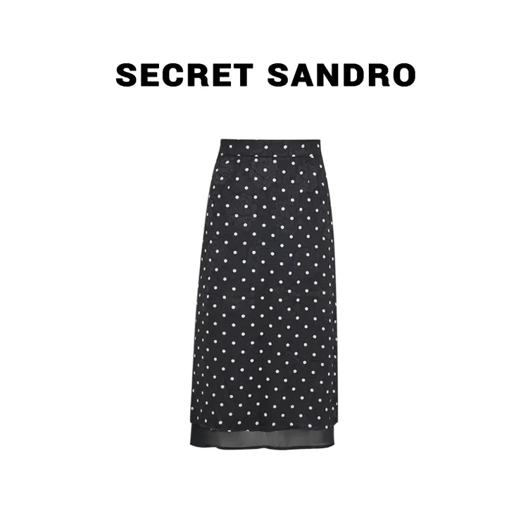 【奥利奥】 Secret Sandro  楚楚  半身裙 B55280124C