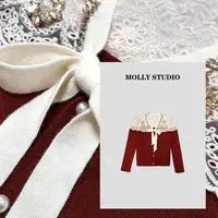 【时尚手帐】Molly 时尚气质简约 上衣 M2025551