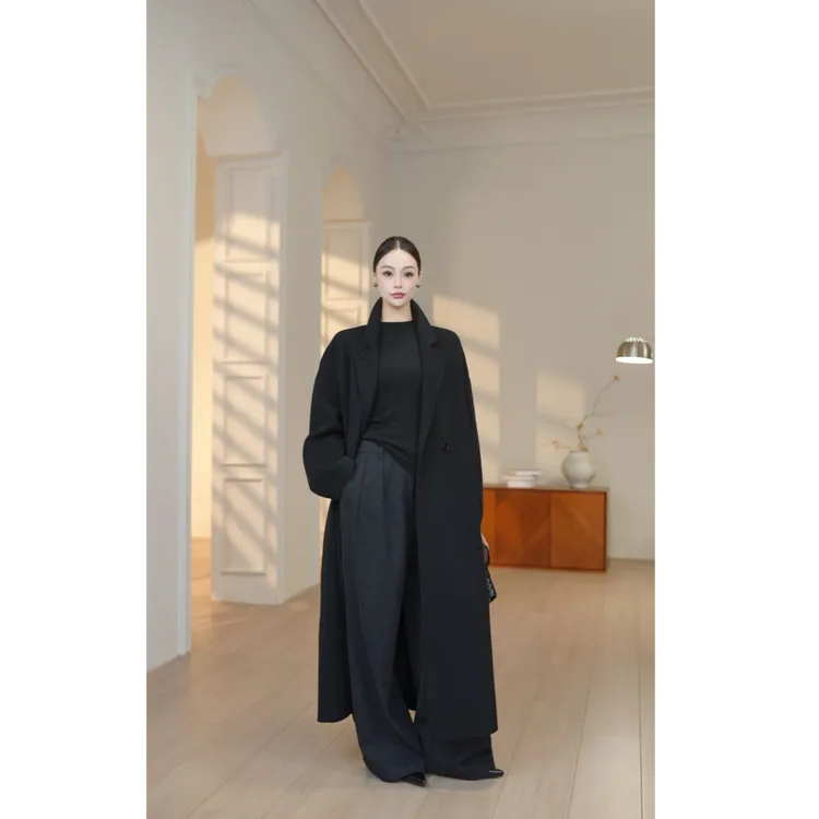 女神大衣双面羊毛牦牛绒保暖抗寒冬季女士外衣冬款外套冬高级感