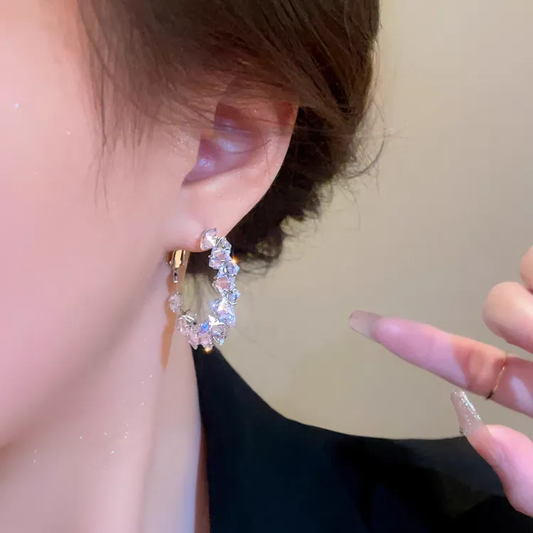 【碎碎冰】韩系精致春夏新款百搭气质耳环ES348