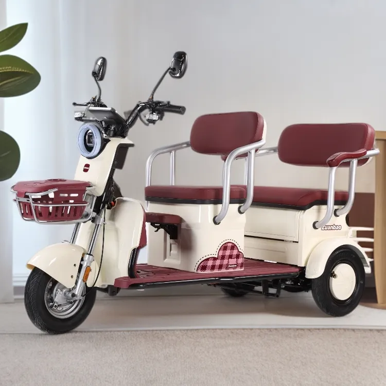 ZUANBAO新款高端休闲三轮车双排老年代步车