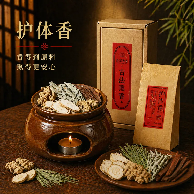 【护体香】隔火熏香 专用香材 中式传统香道用料 草木香料商品图
