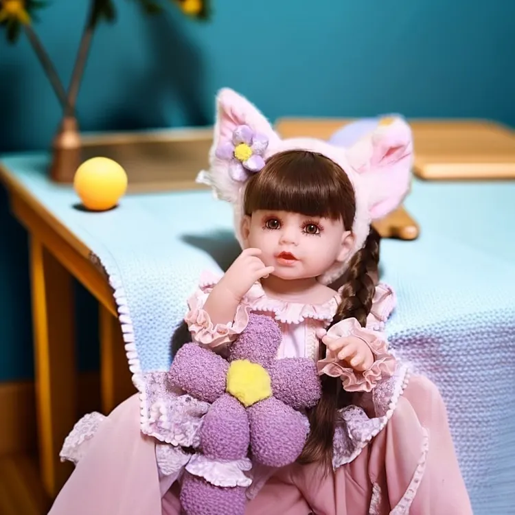 玲娜贝儿55cm左右全搪胶3D高彩可水洗重生娃娃