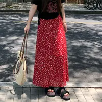 盈盈&南岛风大码女装碎花高腰半身裙女夏季宽松显瘦半裙ZYY1856