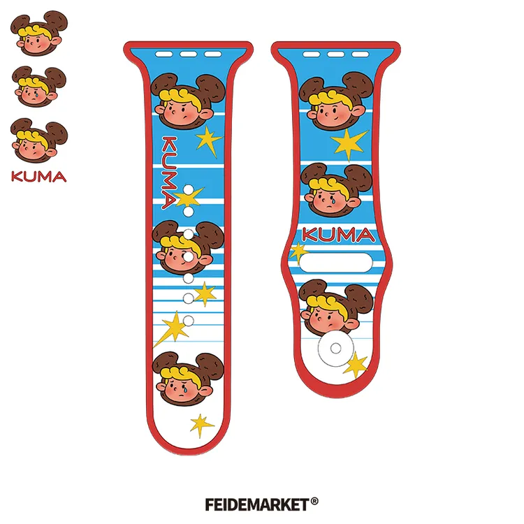 FeiDe Market 主理人合作--KUMA STAR适用AppleWatch苹果手表表带