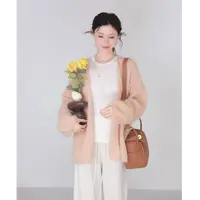 【马海毛 】早秋 针织 氛围感 美静橘色开衫XMZH10030