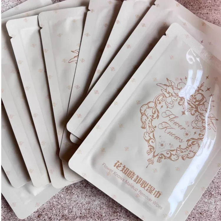花知晓小天使系列卸妆巾独立包装一次性便携脸部深层清洁眼唇卸