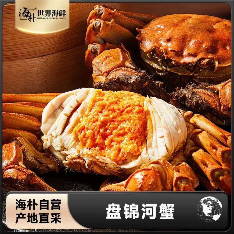 【起伦专属】【活蟹】 盘锦河蟹母蟹（1.3-1.6两/只） 2.1斤
