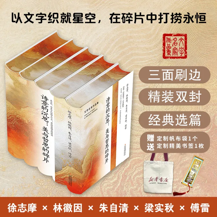 【刷边版+书签1个帆布袋1个】诗意的沉思:美与哲思的碎片(套装5册)