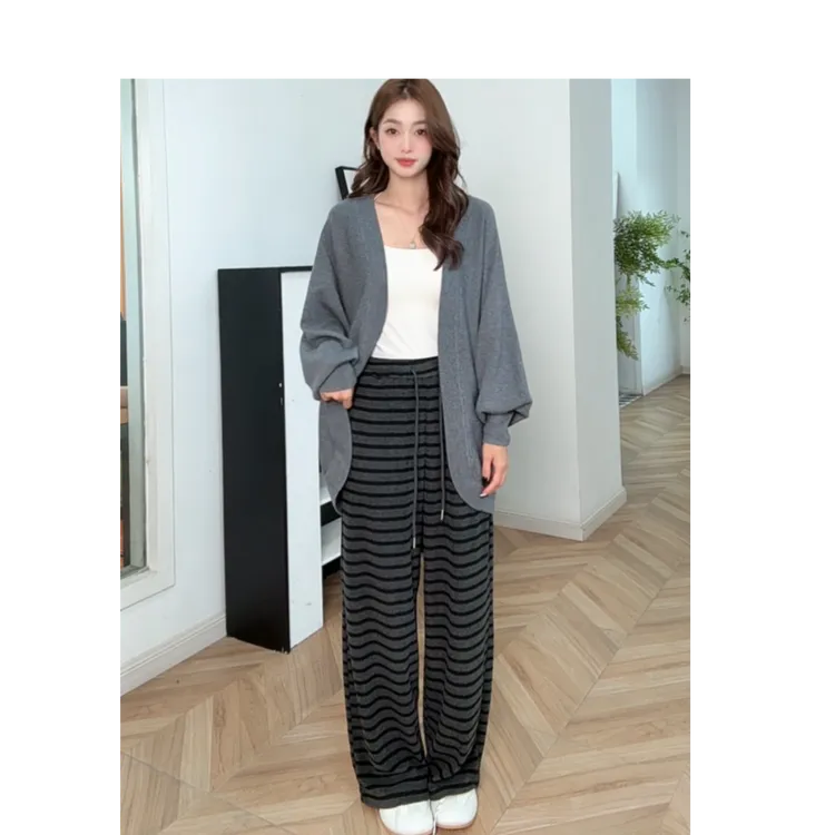 IEF/爱依服2025秋季新款休闲阔腿裤外穿宽松垂感运动