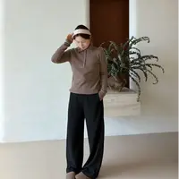 【极简从绒】HANI秋冬新款 半高领100绵羊毛纯色针织毛衣M13